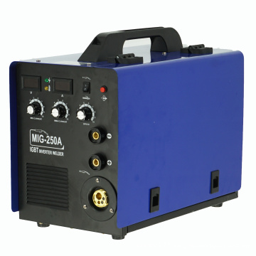 Mig Welder Welding Machine 250A Co2 Mig Inverter Mag 250 Welder Wire Mig Torch+electrode Holder +earth Clamp 15-20l/min 50/60 Hz